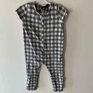 Kids checkered romper